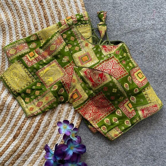 MULTI COLOR BLOUSE - Picture 4 of 16